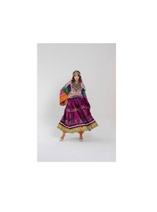 Afghan Kuchi Vestidos Tribal étnico vintage kuchi vestido, Afghan/Pakistán Kuchi fiesta tradicional Multi colores Vestidos - Product Image 6