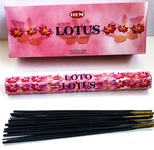 Bâtonnets d'encens HEM Lotus 120 bâtonnets (6 boîtes) 9 pouces de long fabriqués à la main Agarbatti pour la méditation, le yoga et le spa arôme floral naturel - Product Image 3