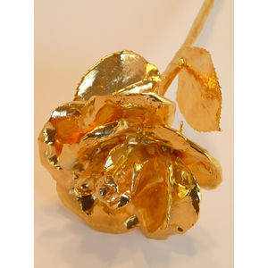 Vintage 24K Gold Rose Home Decorative Accessory New Living Room Decor with 24K Gold Rose for Wedding Parties Metal Design - Product Image 3