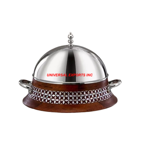 Chauffe-plats en acier inoxydable Fournitures pour hôtels et restaurants Casserole de luxe Classique Stylisée Designer Meta Hotpot - Product Image 4