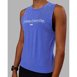Débardeur d'entraînement pour femme - Vital 1% Better Power Cobalt - Blanc - Product Image 3