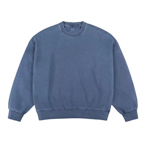 Ropa personalizada teñida Batik desteñida sudadera 420g peso pesado gris oscuro vintage sudadera hombres sudaderas con capucha - Product Image 3