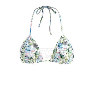 Ensembles de bikini écologiques respirants UPF 50 sur mesure avec impression de logo pour les marques de maillots de bain et les collections de villégiature - Product Image 5