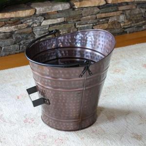 Antique-style Iron <b>Coal</b> Bucket With Reinforced Handle and Spout & Ideal for Adding Both Charm and Functionality to Fireplaces - Product Image 4