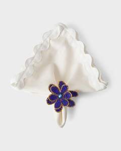 แหวนผ้าเช็ดปากพรีเมี่ยมทำมือสำหรับโรงแรมและร้านอาหารที่มีคุณภาพสูงทำด้วยมือแม่ของไข่มุก - Product Image 4