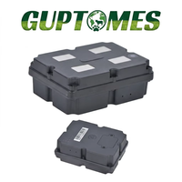 Guptomes V9 10000mah Traceur GPS Portable Polyvalent avec 4 Aimants Puissants, Conception Compacte, Système de Suivi de Position du Bétail USA