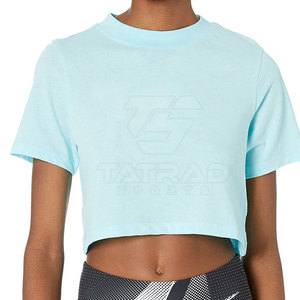 Giá Cả Hợp Lý Tốt Nhất Bán Crop Top Tùy Chỉnh Thiết Kế Mặc Giản Dị Trực Tuyến Bán Rắn Màu Sắc Phụ Nữ Crop Top - Product Image 1