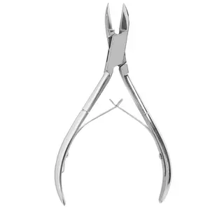 专业不锈钢指甲角质层勺子推动器去除器切刀钳/向内生长的趾甲钳