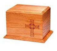 Urna de cremación de madera moderna personalizada al por mayor, jarrón decorativo para entierro de cenizas para adultos, urnas de entierro grabadas para hombres y mujeres - Product Image 2