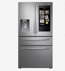 Refrigerador de 4 Puertas Francesas de 28 Pies Cúbicos con Pantalla Táctil, Acero Inoxidable, Descongelación Automática, para Uso Doméstico y Hotelero - Product Image 3