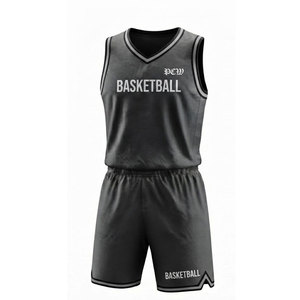 Tenue de basketball pour hommes en polyester légère, respirante et confortable, sans manches, pour l'entraînement des équipes de basketball - Product Image 1