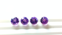 Quartz Améthyste Naturel du Brésil Super Fin 14mm, Pierre Précieuse en Vrac AAA, Coupe Ronde Violette, Grande Pierre pour Bijoux