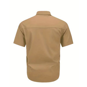 Camisa de Uniforme Mecánico OEM/ODM, Poliéster Fluorescente de Alta Visibilidad, Ropa de Trabajo Resistente, Diseño Personalizado - Product Image 3