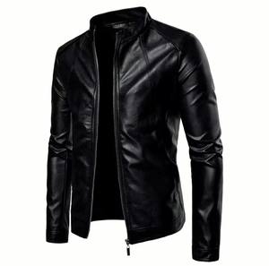 New Arrival <b>Genuine</b> <b>Leather</b> <b>Jacket</b> for Men Custom Plus Size Lounge Coat with Drawstring Fur Trim Fashion <b>jacket</b> for men - Product Image 2