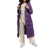 Manteau d'hiver décontracté pour femme en polyester/nylon 2024, col mandarin, coupe ajustée, à capuche, respirant, imperméable, effet délavé, grande taille