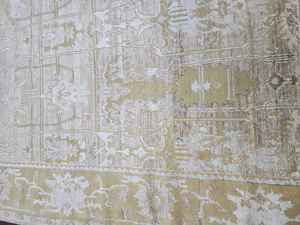 Alfombra Alfombras Seda crema 9x12 Hermosa alfombra persa de diseño moderno clásico de alta calidad, lana anudada a mano 100% Seda - Product Image 2