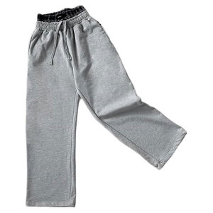 Pantalones de Hombre de Tela Suave con Doble Cintura, Diseño de Doble Cinturón, Ajuste Holgado, Cómodos y Casuales - Product Image 1