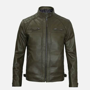Chaqueta de Motociclista Moderna para Hombre con Cierre de Cremallera, Diseñada para la Conducción Urbana y como Chaqueta de Moda Diaria - Product Image 1