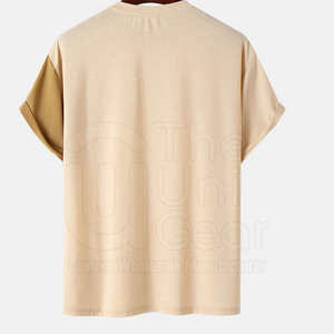 เสื้อยืดผ้าฝ้าย100% น้ำหนักเบาสำหรับผู้ชายเสื้อถักโลโก้ด้านหน้าเสื้อถักเสื้อธรรมดาเสื้อใส่ได้ทั้งชายและหญิงเสื้อใส่กลางแจ้งมาใหม่2025 - Product Image 2