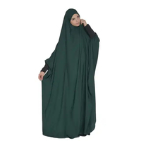 Jilbab une pièce de haute qualité au meilleur prix à la tête, manches zippées, robe pour femme musulmane, jilbab abaya