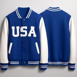 Vente en gros Varsity Vêtements pour hommes Printemps Vêtements Vintage Boutons personnalisés Blouson aviateur pour hommes - Product Image 6