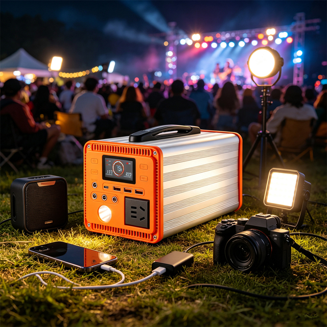 Portable Power Station Solar Generator Portable Battery Storage System for Home Backup and Outdoor Energy