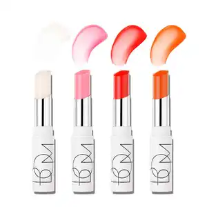 韩国K-Beauty BOM化妆品保湿润唇膏天然鲜艳色彩套装，适合所有唇色和肤色