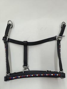 English/Western Saddle Horse Halter 6mm Crystal Leather avec Smart Design Based Stone - Product Image 2