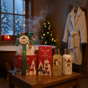 Set di Cura della Pelle per il Bagno Natalizio Caldo e Accogliente per il Relax Invernale - Product Image 3