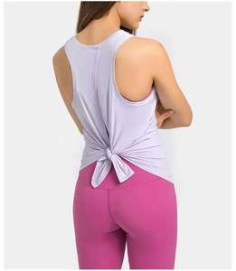 Camisetas sin mangas al por mayor personalizadas para damas con logotipo, envío gratis, camiseta sin mangas de gimnasio para mujeres, camiseta sin mangas personalizada para mujeres, verano a granel - Product Image 2