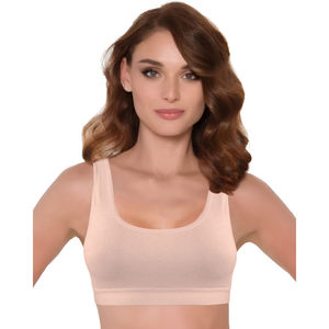 Tops actifs, sous-vêtements et crop top avec rembourrage amovible en beige, noir, écru, poudre - Product Image 3