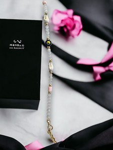Pulsera Artesanal Bohemia con Cuentas y Piedras Naturales, Aleación de Metales Preciosos, Unisex, Regalo de Estambul, DAFNI BIG PAZAR - Product Image 4