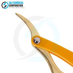 En couleur jaune disponible rasoir de sécurité essentiel de barbier en acier inoxydable avec ouverture papillon pour un remplacement facile de la lame - Product Image 4