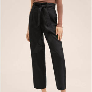 กางเกงสตรีผ้าฝ้าย100% เอวยางยืดแห้งเร็วระบายอากาศได้ดี - Product Image 2