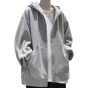 Cárdigan clásico versátil con cremallera para hombre, ropa deportiva de estilo perezoso para otoño para invierno, impresión Digital de Color sólido - Product Image 1