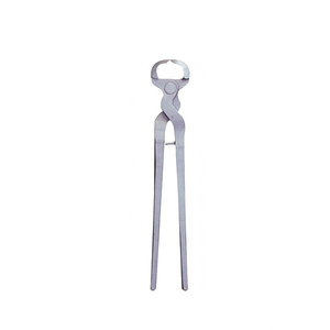Nipper de pezuña de herrador de servicio pesado de acero inoxidable forjado, herramienta ergonómica duradera de aseo equino profesional - Product Image 1