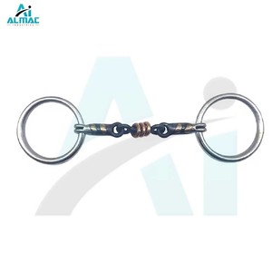 ALMAC Mèche à cheval durable à double articulation idéale pour une utilisation quotidienne dans l'entraînement d'équitation et la gestion de l'écurie - Product Image 2