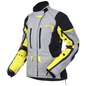 Veste de moto personnalisée OEM pour hommes 100% Tissu Cordura de haute qualité en toile Col montant Placement du logo avant - Product Image 2