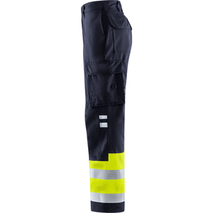 Protective Safety Pants for Construction and Utility <b>Work</b> Hi Vis Reflective <b>Waterproof</b> Reinforced Knees made in Pakistan. - Product Image 3