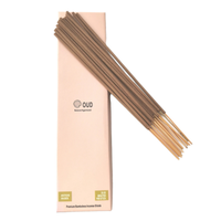 Bâtons d'encens biologiques de 8 pouces, musc pur, bois de santal, encens, huiles essentielles, arômes naturels, emballés en boîtes pour lampes à parfum
