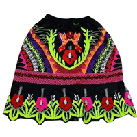 Vêtements d'été en coton pour femmes Jupe insulaire imprimée de fleurs Jupe robe vintage hawaïenne personnalisée à imprimé tropical de haute qualité