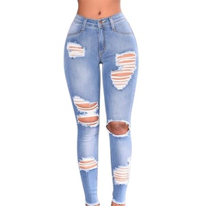 Women's Customized Design Plus Sized Distressed Pants Breathable Long Length <b>Flare</b> Stacked Solid Best Price <b>for</b> Winter Spring - Product Image 6