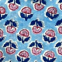 Rideau à œillets imprimé à la main de Jaipur, en coton 100% doux, respirant et écologique, personnalisable, à motif ethnique, fabriqué à la machine