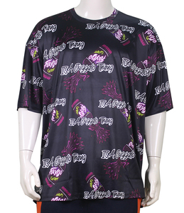 Prix de gros T-shirt en jersey grande taille pour hommes, conception OEM personnalisée à l'avant, production 100% de coton biologique en vrac au Bangladesh - Product Image 5