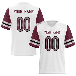 La mejor camiseta de fútbol americano Precio directo de fábrica Tela de calidad MOQ bajo Envío global Perfecto para equipos y diseños personalizados - Product Image 2