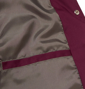 Veste de baseball vintage letterman personnalisée pour hommes brodés en chenille sur laine manches en cuir d'automne veste universitaire pour homme - Product Image 5