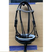 Nueva brida de cuero de caballo inglesa personalizada, brida de último diseño con equipo de brida de cuero de caballo, botas de caballo nuevas - Product Image 5