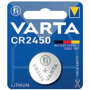 Varta CR2450 Coin Lithium <b>Battery</b> 1 Piece Blister Pack <b>Primary</b> <b>Battery</b> - Product Image 1