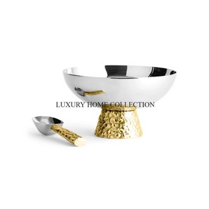 Bols en métal de haute qualité pour une utilisation polyvalente, parfaits pour servir des aliments ou comme accents décoratifs dans vos cuisines - Product Image 1