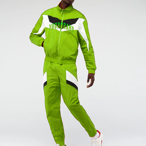 Windbreaker Tracksuit Customized Logo Printed Highest Quality Drawstring Hooded Jacket <b>Trousers</b> Sets Lightweight 100% Maternity - Product Image 1